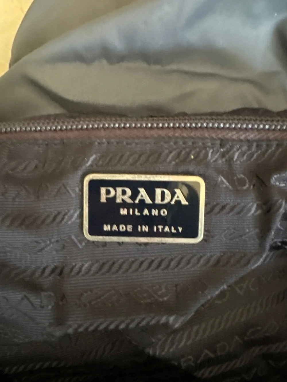 Prada vintage Navy Nylon Backpack - Picture 7 of 9